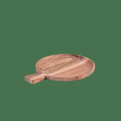 Plats À Servir^CASA ACACIA CHIC Assiette Avec Manche Naturel
