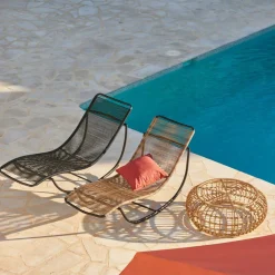 Chaises Longues^CASA ACAPULCO Chaise Longue Basculante Noir