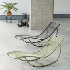 Chaises Longues^CASA ACAPULCO Chaise Longue Basculante Noir