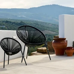 Fauteuils De Jardin^CASA ACAPULCO Chaise Lounge Set De 2 Sable