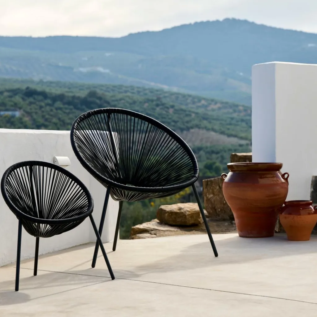 Fauteuils De Jardin^CASA ACAPULCO Chaise Lounge Set De 2 Sable