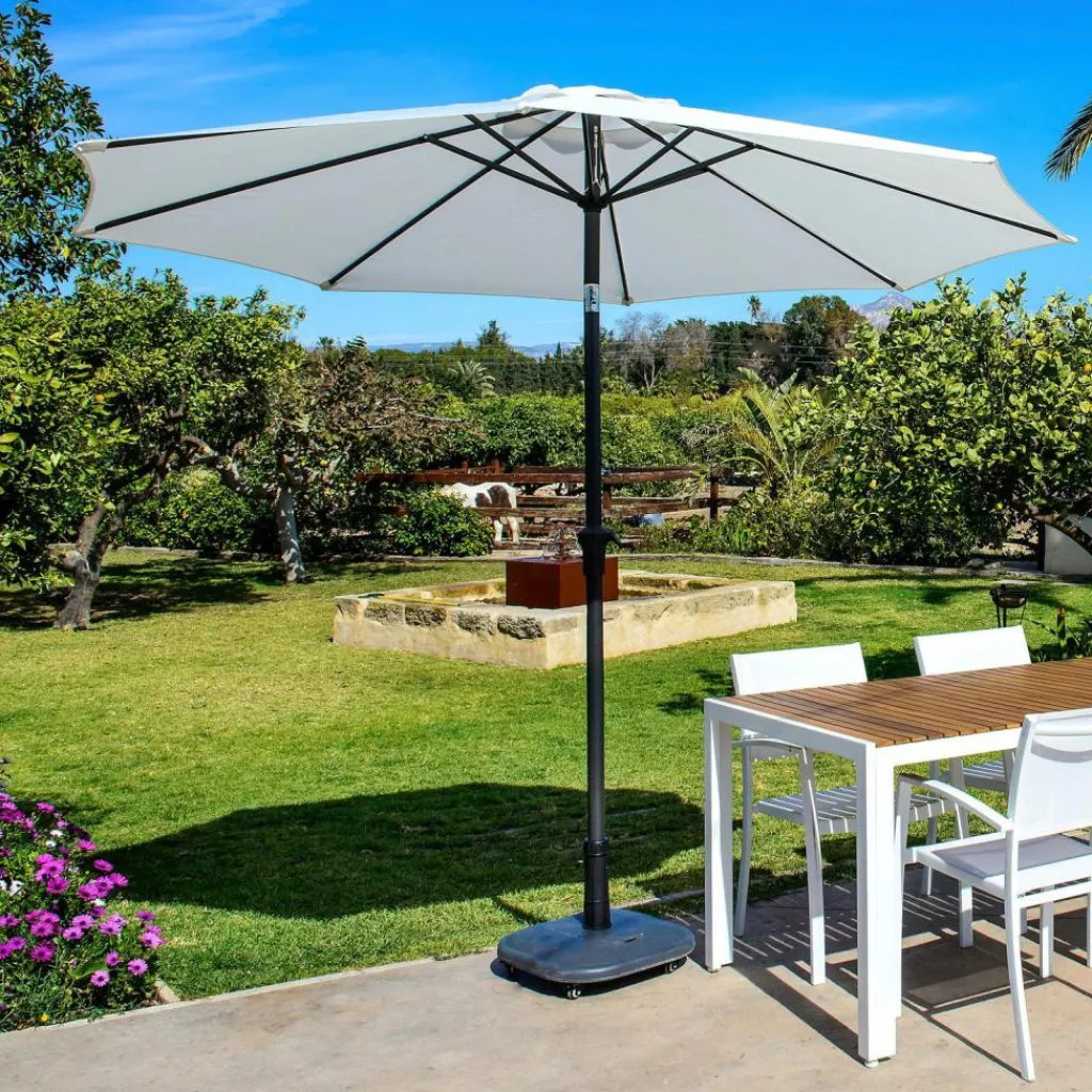 Parasols^CASA ALU Parasol Sans Pied De Parasol Blanc