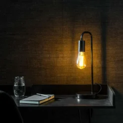 Lampes De Table^CASA ARCHE Lampe De Table Noir
