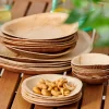 Assiettes^CASA ARECA LEAF Assiettes Set De 6 Naturel