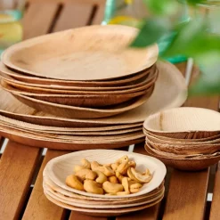 Assiettes^CASA ARECA LEAF Assiettes Set De 6 Naturel