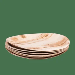 Assiettes^CASA ARECA LEAF Assiettes Set De 6 Naturel