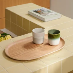 Plateaux^CASA ASH OVAL Plateau Naturel