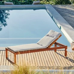 Coussins De Jardin^CASA AZUR Coussin De Jardin Chaise Longue Sable