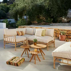 Salon De Jardin^CASA BAMBOLETTE Banc Lounge Aspect Bambou