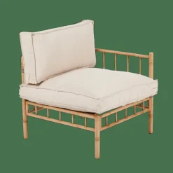 Salon De Jardin^CASA BAMBOLETTE Fauteuil De Coin Aspect Bambou