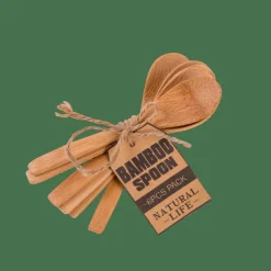 Ménagères^CASA BAMBOO Cuillères Set De 6 Naturel