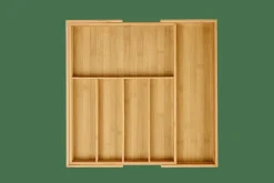 Paniers Tiroirs^CASA BAMBOO Organisateur Tiroir Escamotable Naturel
