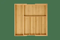 Paniers Tiroirs^CASA BAMBOO Organisateur Tiroir Escamotable Naturel