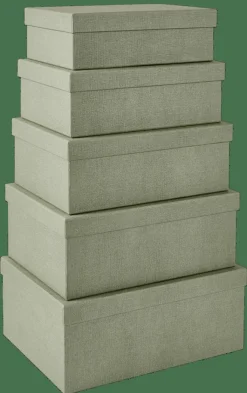 Boîtes De Rangement^CASA BIGSO Boîte De Rangement L Menthe