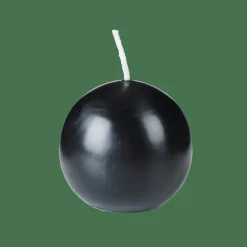 Bougies^CASA BOLA Bougie Boule Noir