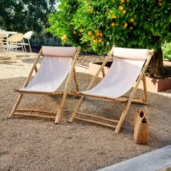 Chaises De Plage^CASA CABO Blanc, Naturel
