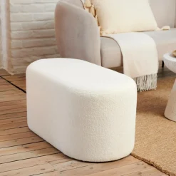 Poufs^CASA CAPSULE Pouf Blanc