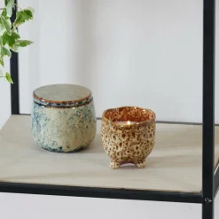 Bougies^CASA CERAMIC Bougie En Pot Brun