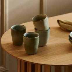 Mugs^CASA EARTH LAGOON Mug 20 CL Vert Clair