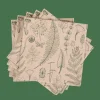 Serviettes^CASA ECO NATURE Set De 20 Serviettes Multicolore