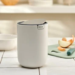 Poubelles De Cuisine^CASA EKO Mini Poubelle De Table 1,5l Blanc