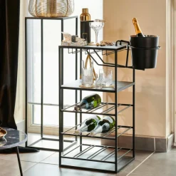 Vin Accessoires^CASA EMILE Porte-bouteilles Noir