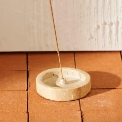 Articles Parfumés^CASA ESCAPE Porte-encens Porte-encens Travertin Beige