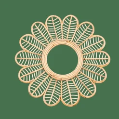 Kids|Miroirs^CASA FLOWER Miroir Naturel