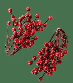 Branches Artificielles^CASA FOAM Baies Décoratives Set De 12 Rouge
