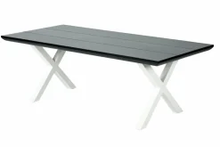 Tables De Jardin^CASA FORMAX Table De Jardin Avec Pieds X Noir/blanc
