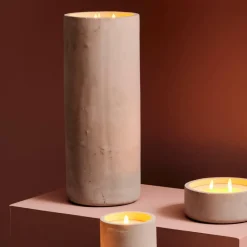 Bougies Led|Éclairage Extérieur^CASA FUEGO Bougie Solaire Led Gris Clair