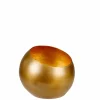 Porte-Bougies^CASA GIMINI Support Bougie Chauffe-plat Doré