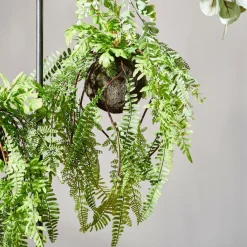 Plantes Artificielles^CASA GREENERY Pot à Suspendre Avec Fougère Vert