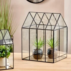 Supports Pour Plantes^CASA GREENHOUSE Terrarium Transparent
