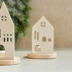 Porte-Bougies^CASA HOME Porte-bougie Chauffe-plat Blanc, Naturel