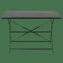 Tables Bistrot|Tables De Jardin^CASA IMPERIAL Table Pliante Rectangulaire Noir
