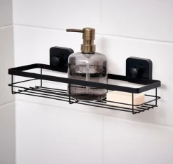 Accessoires De Douche^CASA INDUSTRIA Panier De Douche Avec Ventouses Noir