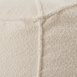 Canapés^CASA JACKI Fauteuil Pouf Poire Blanc
