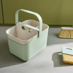 Nettoyage^CASA JASMIN Seau/organisateur 2 En 1 Vert