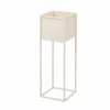 Supports Pour Plantes^CASA LARGO Pot De Fleurs Noir