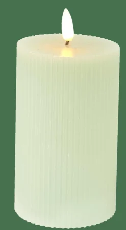 Bougies Led^CASA LED Bougie Avec LED Menthe