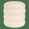 Automne|Poufs^CASA LOBBY Pouf Blanc Cassé