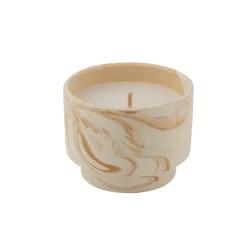 Bougies De Jardin^CASA MARBLE Bougie D'extérieur Blanc, Orange