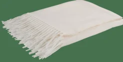 Plaids^CASA MARTA Plaid Blanc