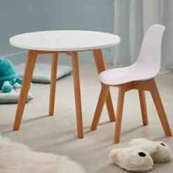 Kids|Meubles Pour Enfants^CASA MATHIAS Chaise Pour Enfants Blanc, Naturel