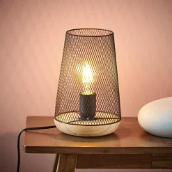 Lampes De Table^CASA MESH Lampe De Table Noir