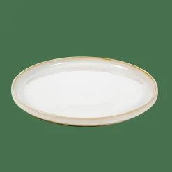 Assiettes^CASA MINERAL MARBLE Assiette Blanc