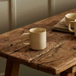 Mugs^CASA MINERAL SAND Mug Avec Anse 20 CL Beige