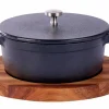 Faitouts^CASA MINI STEW Mini Poêle Noir