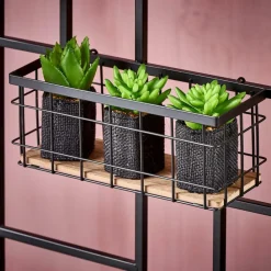 Decoration Murale^CASA MODULAR Panier En Fil Noir